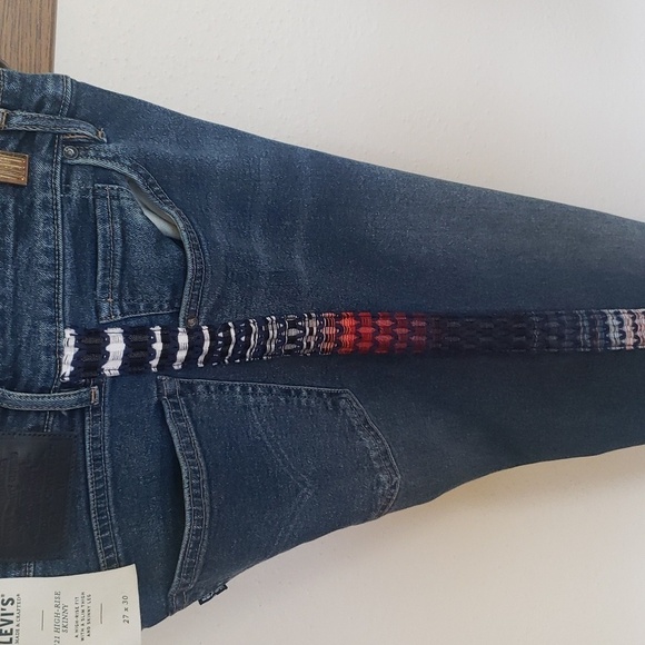 Levi's Made & Crafted 721 High Rise SKINNY West Coast Blues Jeans - Picture 5 of 9